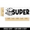Super Caped Dog Teacher Student School Self-Inking Rubber Stamp Ink Stamper